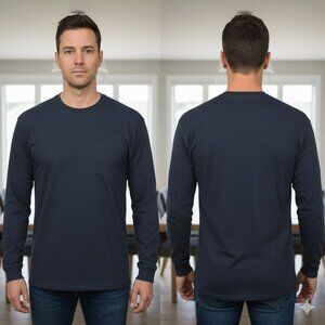 Dam Good Supply Co. Long Sleeve Pocket Tee - XXL